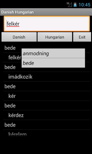 Danish Hungarian Dictionary