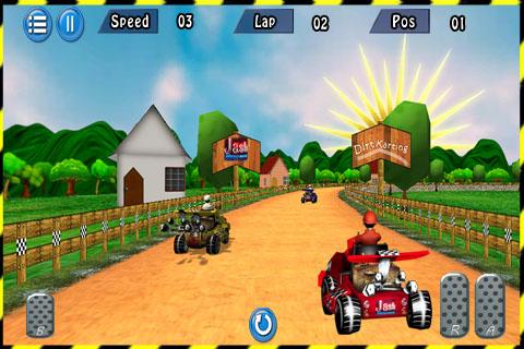 【免費賽車遊戲App】Dirt Karting LITE-APP點子