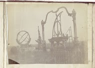 Astronomische instrumenten bij het oude observatorium van Beijing