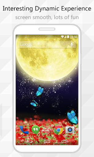 【免費個人化App】Moon Butterfly Live Wallpaper-APP點子