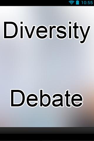 Diversity Debate