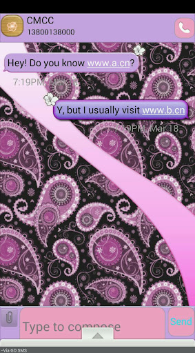 免費下載個人化APP|PaisleyLotus/GO SMS THEME app開箱文|APP開箱王