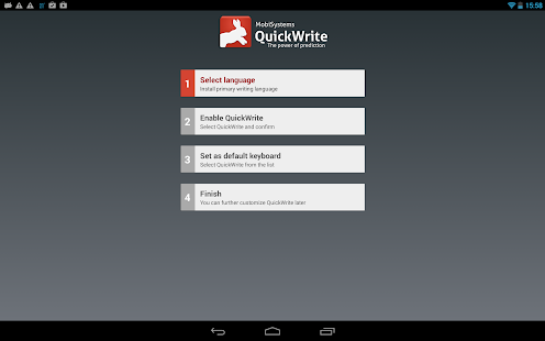 QuickWrite Keyboard Trial - screenshot thumbnail
