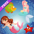 Mermaid Puzzles for Toddlers - little girls games Apk