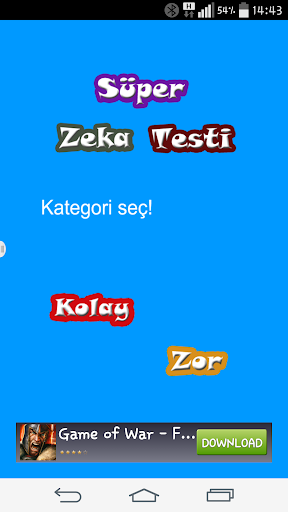 Süper Zeka Testi