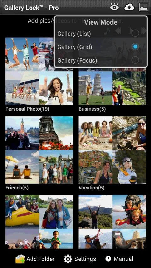 Gallery Lock Pro(Hide picture) - screenshot