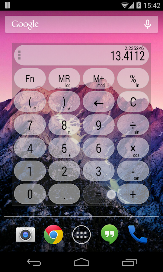 Calculator Widget Themes Android Apps on Google Play