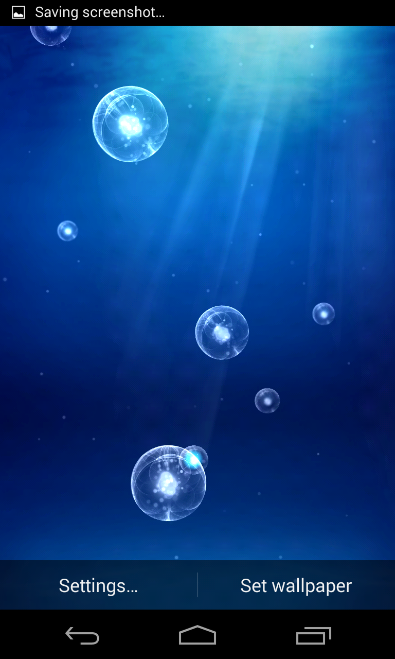 Deepsea livewallpaper Screen 2