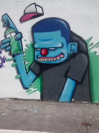Grafiteiro Azul