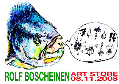 Einladung/Invitation: Neues von Rolf Boscheinen im Art Store St.Pauli - Art Store: Wohlwillstraße 10 in Hamburg St. Pauli - Am 8.11. ab 20 Uhr im ArtStore St.Pauli