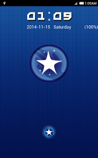 Blue Ring Go Locker Theme