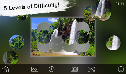 【免費解謎App】Venn Waterfalls: Circle Jigsaw-APP點子