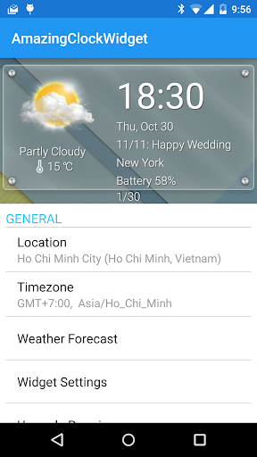 ACW: Amaze Clock Widget