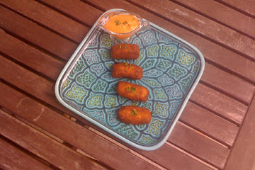 Tuna Croquettas with Smoked Paprika Aioli