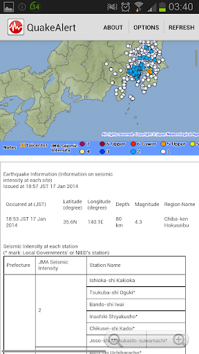 【免費天氣App】Japan Real-Time Quake Alert ++-APP點子