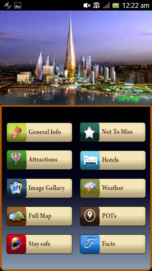 Android application Seoul Offline Map Travel Guide screenshort