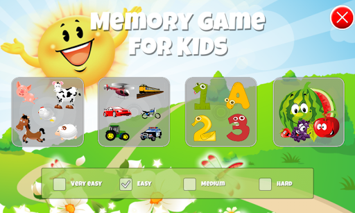Memory Game for kids