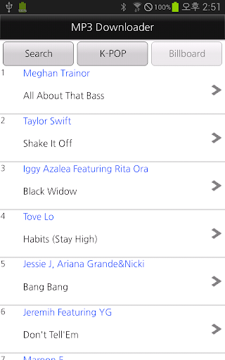 MP3 Downloader-Top 100 Chart