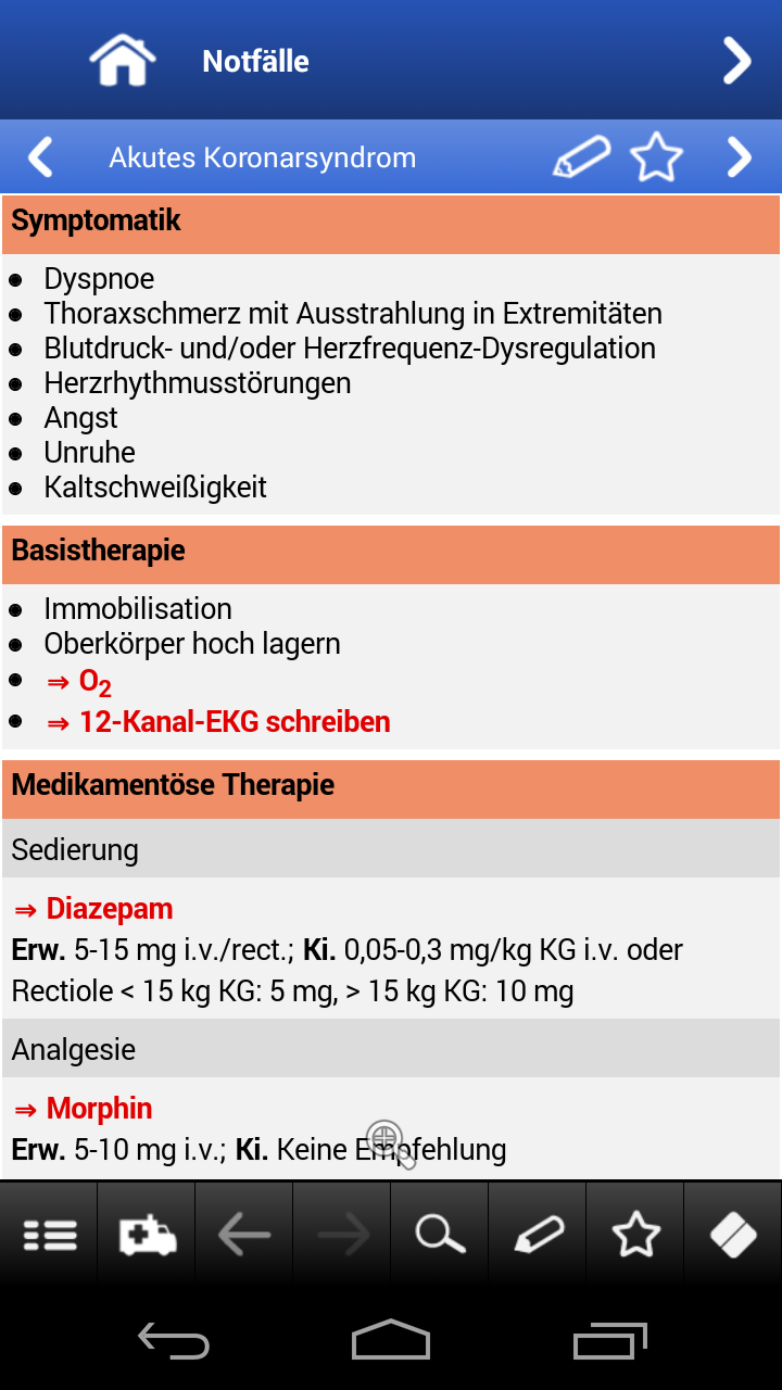 Notfallmedizin pocket Screen 2