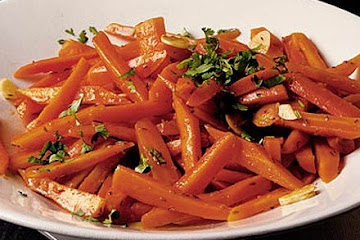 Warm carrot salad with toasted cumin dressing