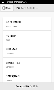 SAP PO approval Android app Screenshots 7