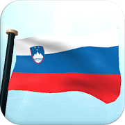 Slovenia Flag 3D Wallpaper