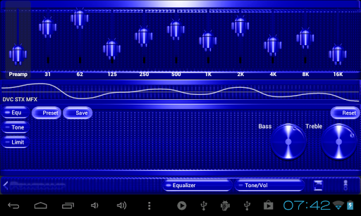 【免費音樂App】Poweramp skin BLUE-APP點子