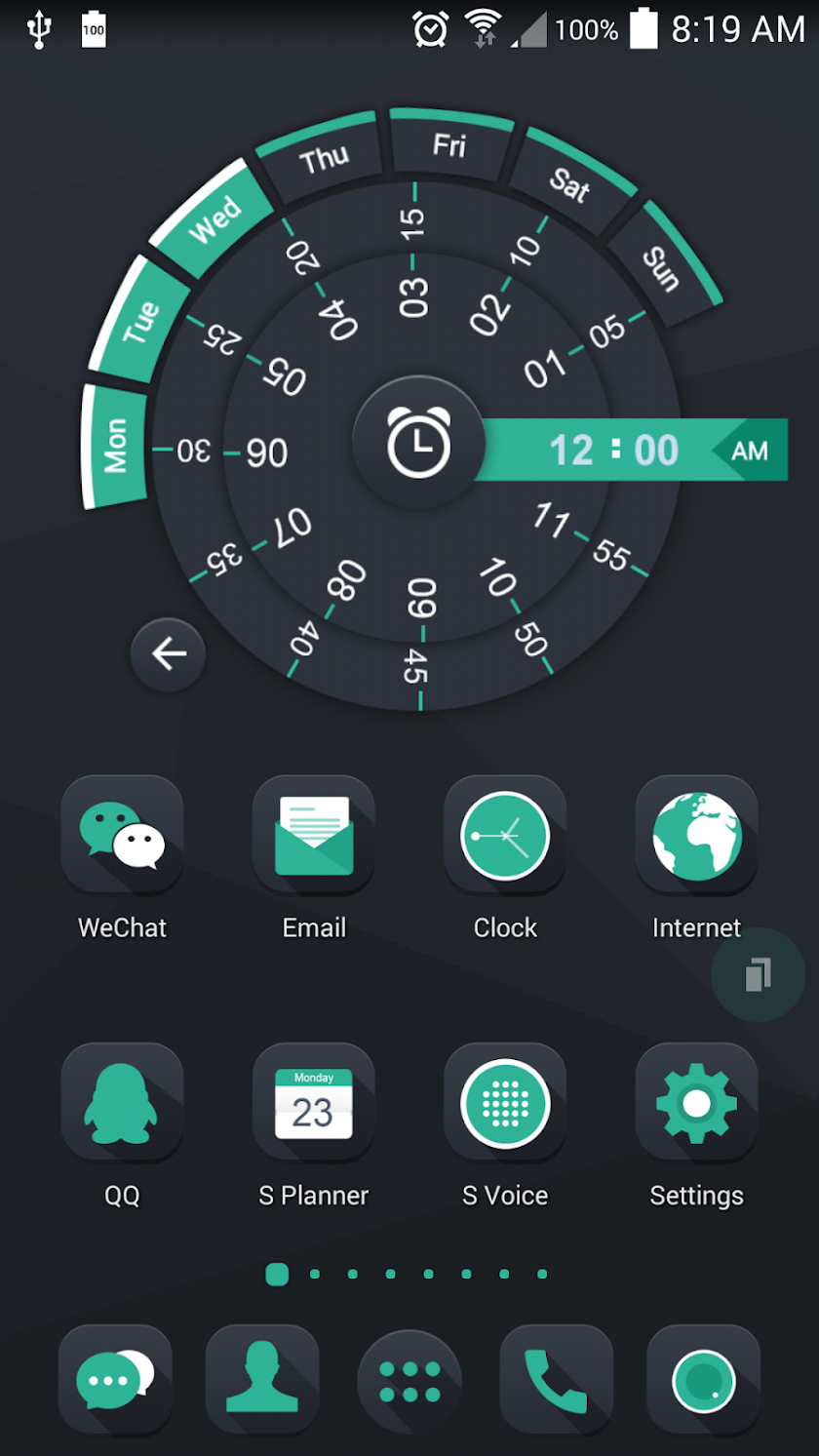 TSF Shell Green Theme Prime Screen 2