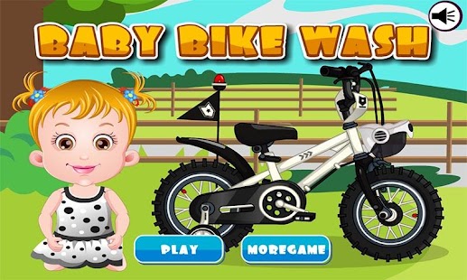 Baby Wash Bike Bike Games