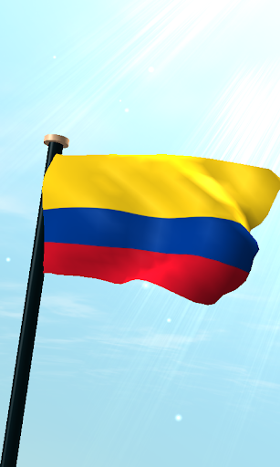 Colombia Flag 3D Free