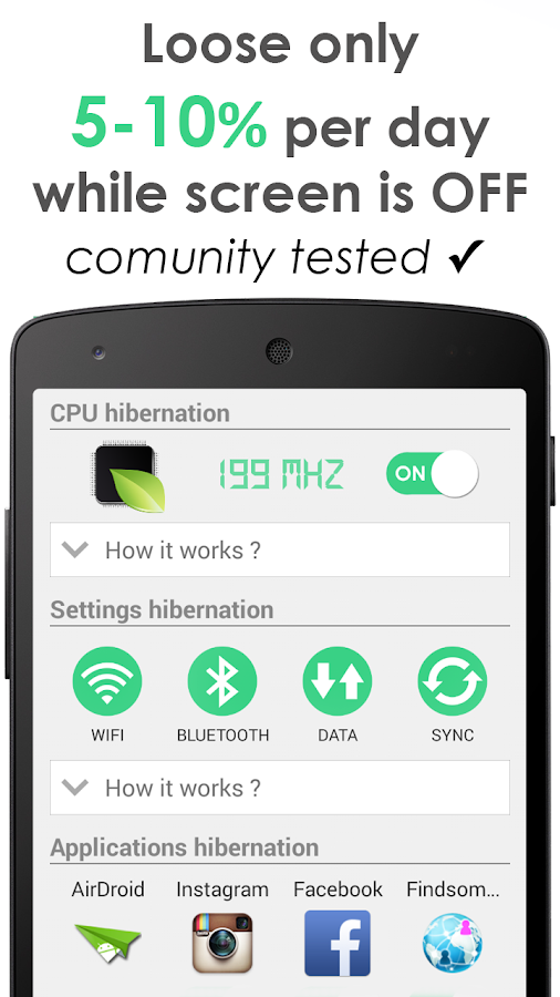 Hibernation Manager - screenshot