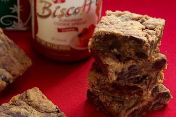 Biscoff Blondies