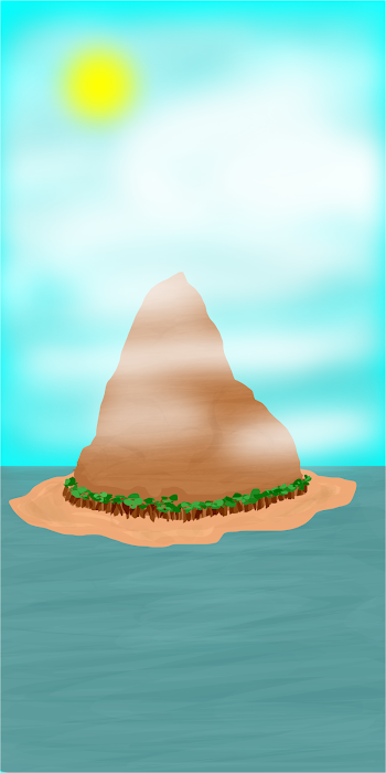 Island at sea