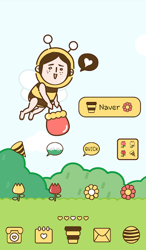 hello honey bee dodol theme