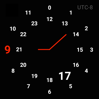 UTC WatchFace for Android Wear