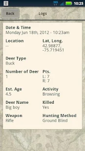 ScoutLook DeerLog - screenshot thumbnail