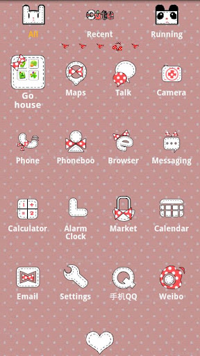 Cute Theme GO Launcher EX