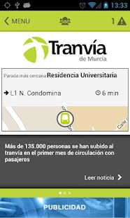 Tranvía de Murcia APP Oficial Screenshots 0