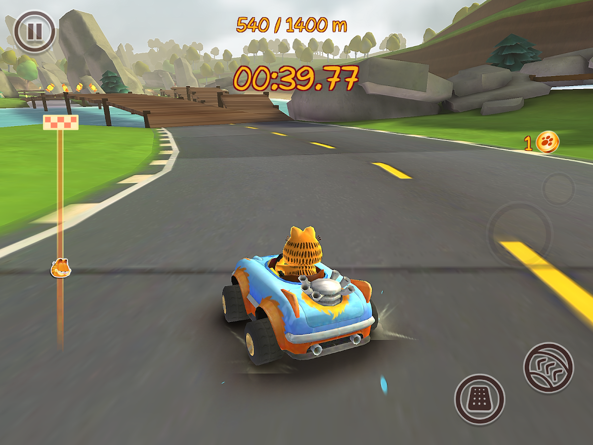  Garfield Kart Fast & Furry: captura de tela 