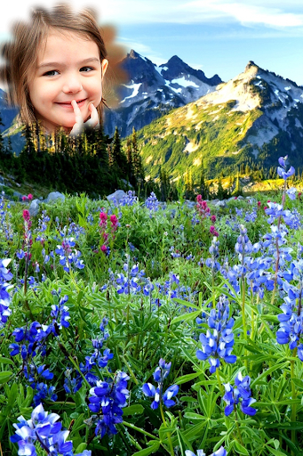 Mountain Flower Photo Frame