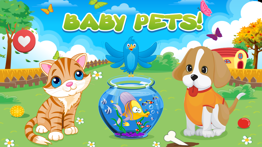 Baby Play &amp; Care Pets Game Screen 1