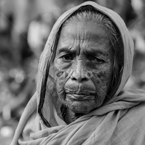 Journey Through Scars  by Avik Mondal - People Portraits of Women