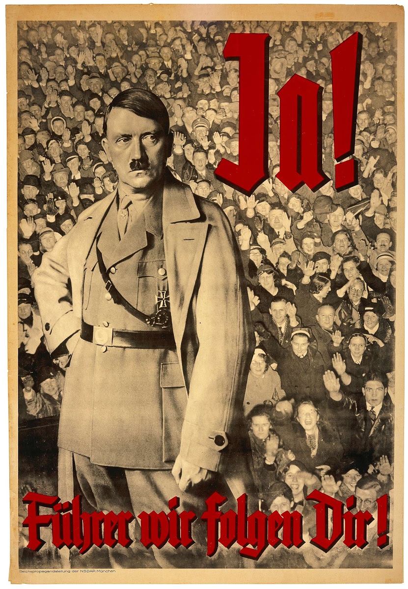 Direction De La Propagande Du Reich Du Parti Nazi Oui Notre Guide Nous Vous Suivons Affiche 1934 Google Arts Culture