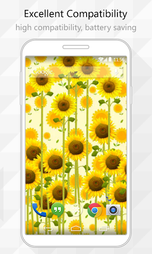 【免費個人化App】Sunflower Live Wallpaper-APP點子