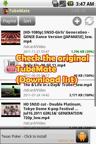 TubeMate YouTube Downloader v1.05.22 AdFree