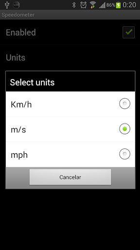 Sony LiveView Speedometer