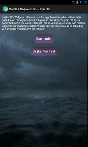 Başkentler Widget