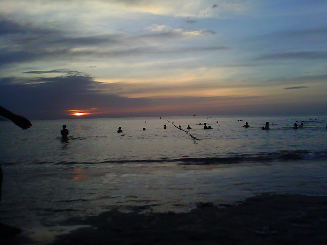 Sunset in Danang beach