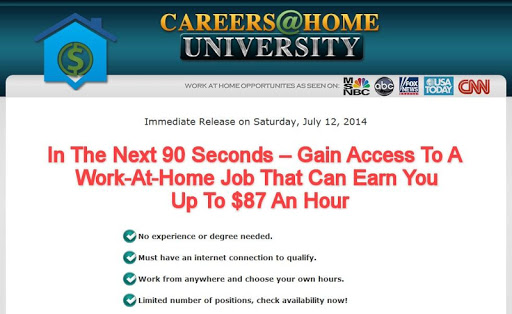 Careers at Home University