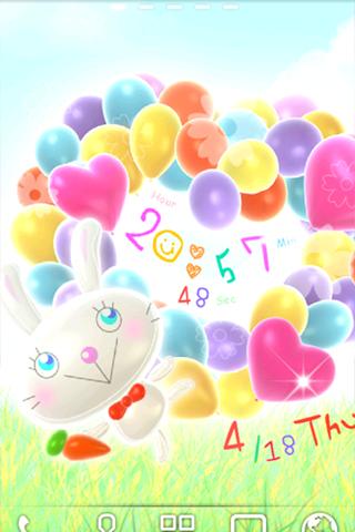 Balloon Rabbit ライブ壁紙 トライアル